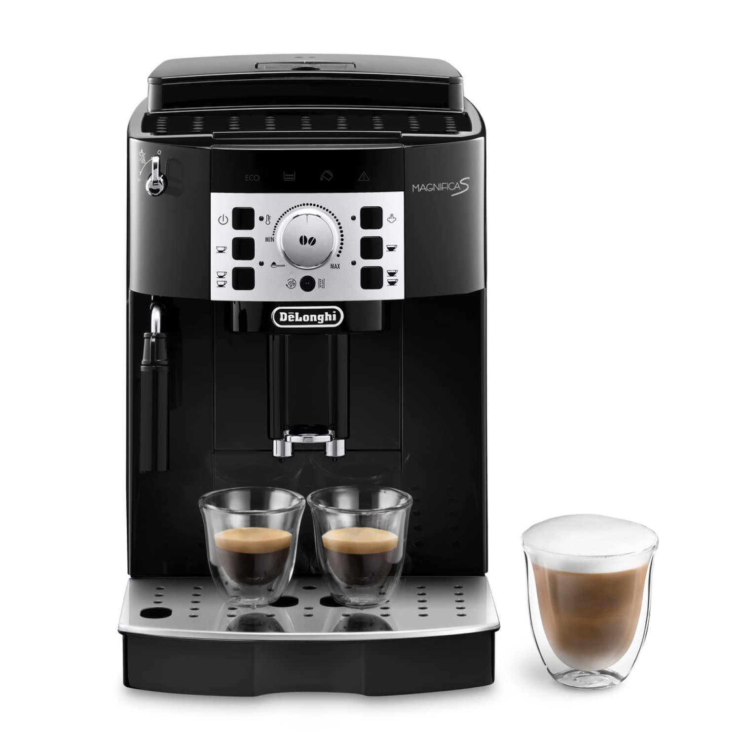 De'Longhi Magnifica S, Automatic Bean to Cup Coffee Machine, Espresso and Cappuccino Maker, ECAM22.110.B, Black